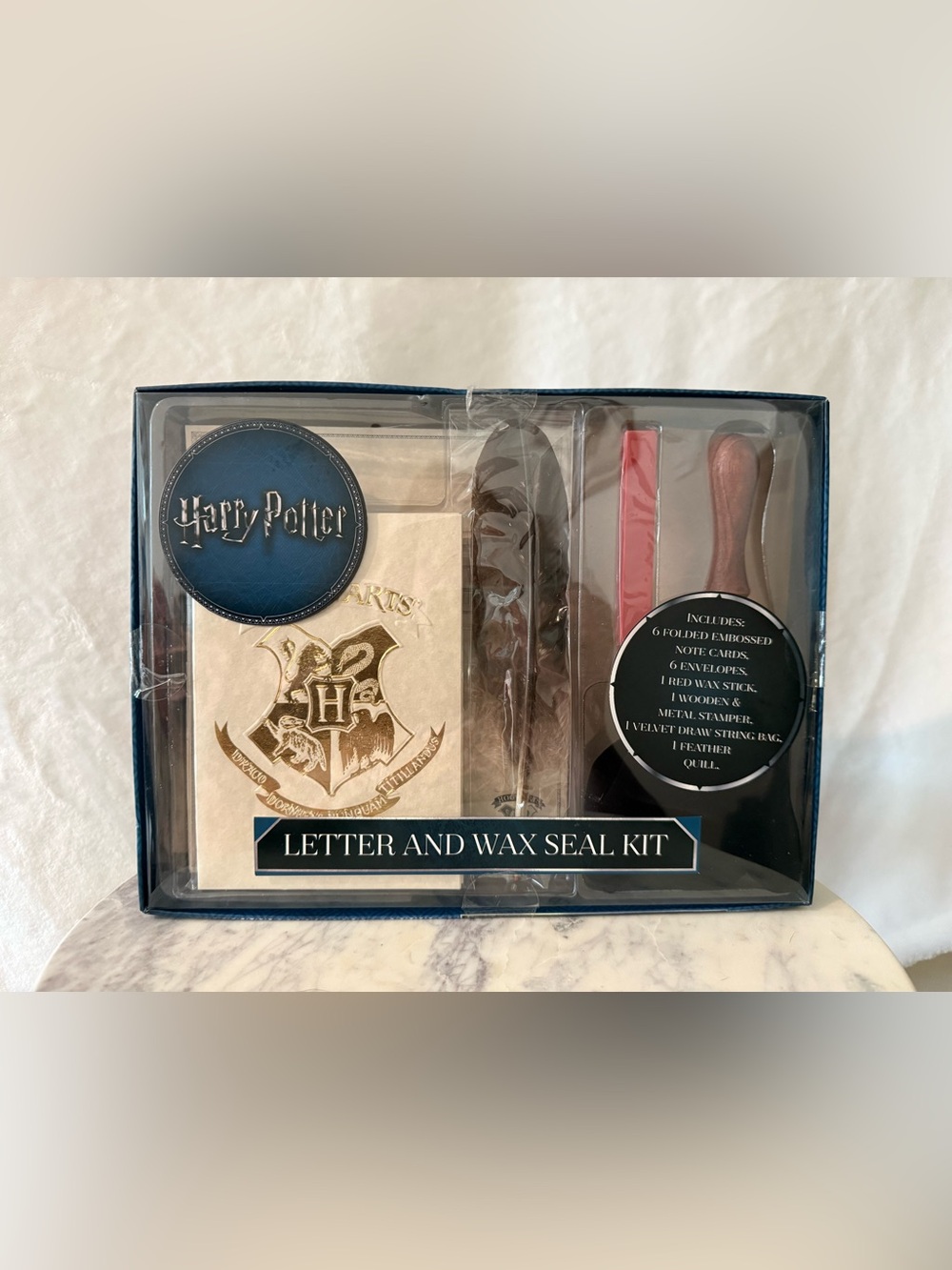Harry Potter Letter And Wax Seal Kit New in Box! Never Opened Collectors Piece